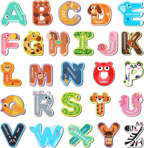 Magnetic letters alphabet - magnetic,