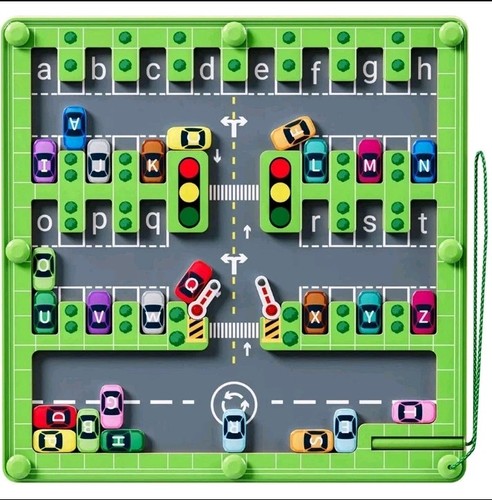 Magnetic alphabet maze letter - alphabet,
